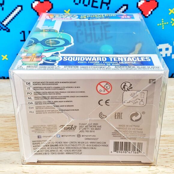 Funko PoP Movies Squidward Tentacles #918 The Spongebob Movie Vinyl + Protector - Picture 7 of 10